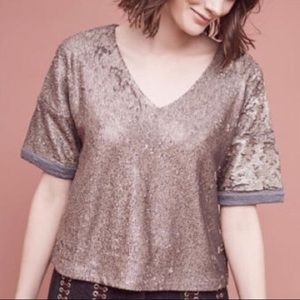 NWOT Deletta Sequin Tee